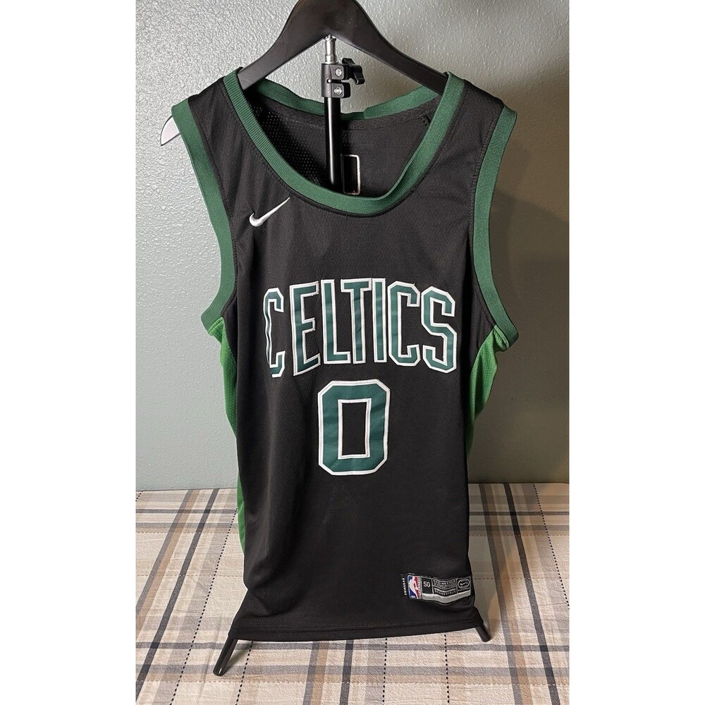 NBA Boston Celtics Jayson Tatum 0 Nike Swingman Stitched Jersey Size 50 Large